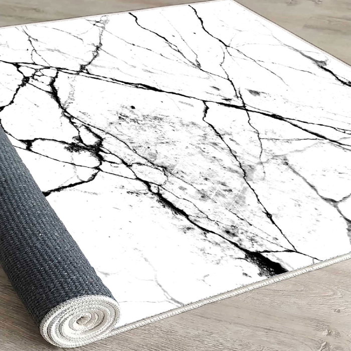 Conceptum Alfombra Eexfab816-Klm Blanco y Negro 120x180 cm